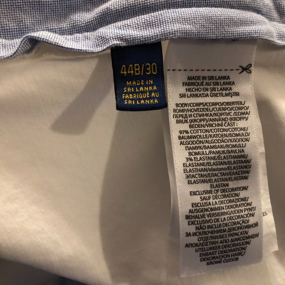 POLO RALPH LAUREN BIG&TALL MEN'S 97% COTTON CASUAL PANTS  SIZE: 44B/30 - Picture 6 of 7